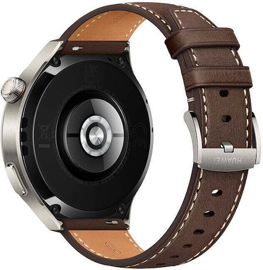 Huawei Watch 4 Pro Stainless Steel 48mm Waterproof with eSIM and Heart Rate Monitor (Dark Brown) view 4