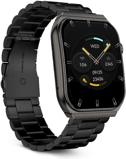 Ksix Olympo Smartwatch with Heart Rate Monitor (Black) view 2