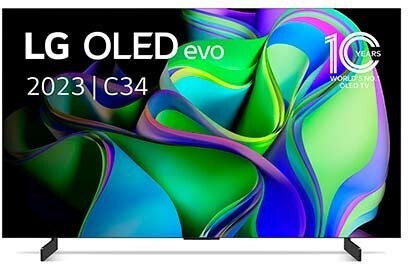 LG Smart Television 48" 4K UHD OLED Evo OLED48C34LA HDR (2023) view 1