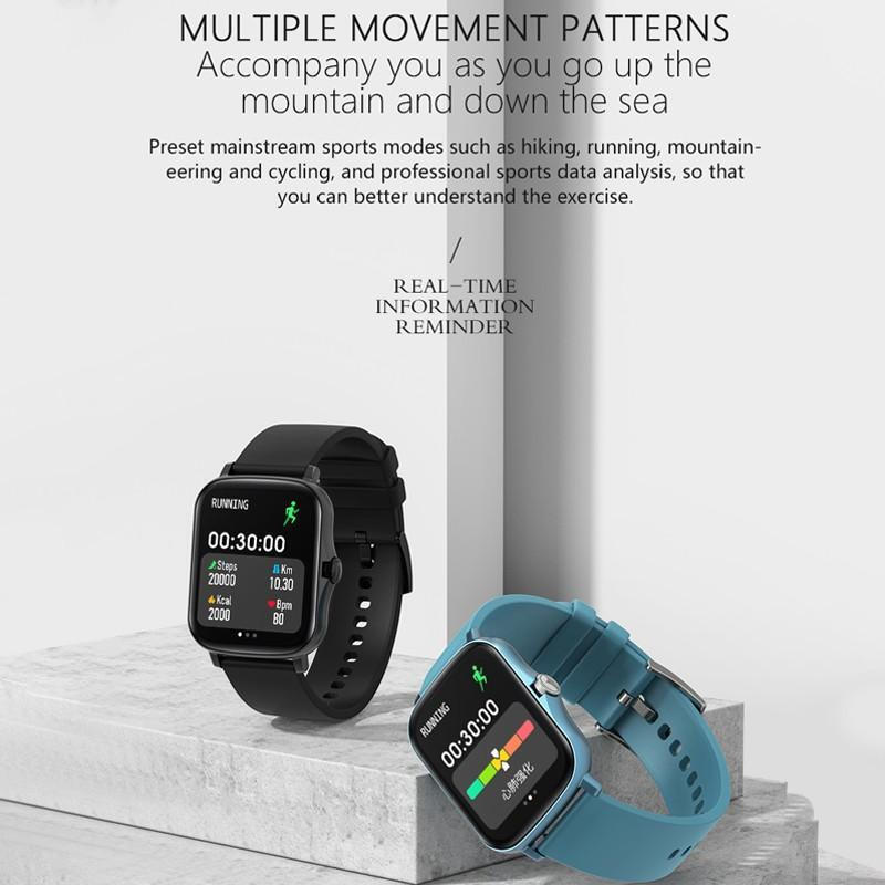 YFIT Aluminium Smartwatch with Heart Rate Monitor (Black) vue 5