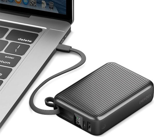 Energea Integra Ultra 45 Power Bank 20000mAh 45W with USB-A Port and USB-C Port Power Delivery / Quick Charge 3.0 Gray vue 3