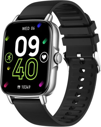 Kt59 Pro 1.83 Inch Ips Screen Smart Watch Supports Bluetooth Call Blood Oxygen Monitoring Silver
