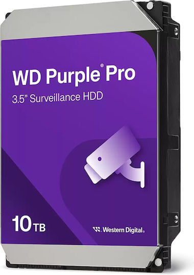 Western Digital Pro Smart Video 10TB HDD Hard Drive 3.5" SATA III 7200rpm with 512MB Cache for Server WD102PURP view 1