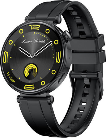 Naxius NXSWK-41H Smartwatch (Black) view 1