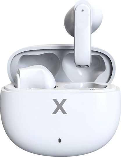 Tws Mxbe-03 In-ear Bluetooth Handsfree Earphones with Charging Case White