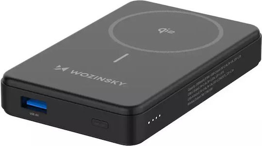 Wozinsky WLWP-10KA0Y3S Power Bank 10000mAh 22.5W with USB-A Port and USB-C Port Power Delivery Black vista 8