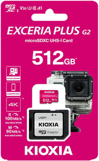 Kioxia SDXC 512GB Class 10 U3 表示 4