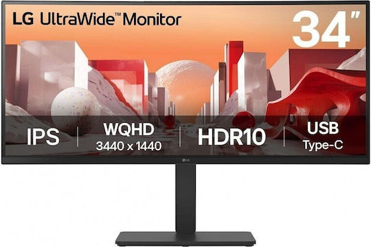 LG 34BA85QE Ultrawide IPS HDR Curved Monitor 34" 3440x1400 view 3