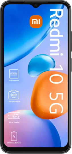 Xiaomi Redmi 10 5G Dual SIM (4GB/64GB) Graphite Grey view 2