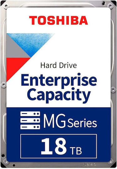 Toshiba MG09ACA 18TB HDD Hard Drive 3.5" SATA III 7200rpm with 512MB Cache for NAS MG09ACA18TE