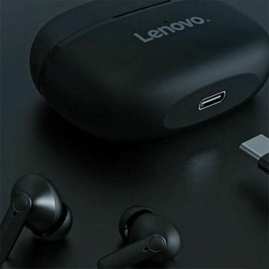 Lenovo HT05 In-ear Bluetooth Handsfree Earphones with Charging Case Black view 2