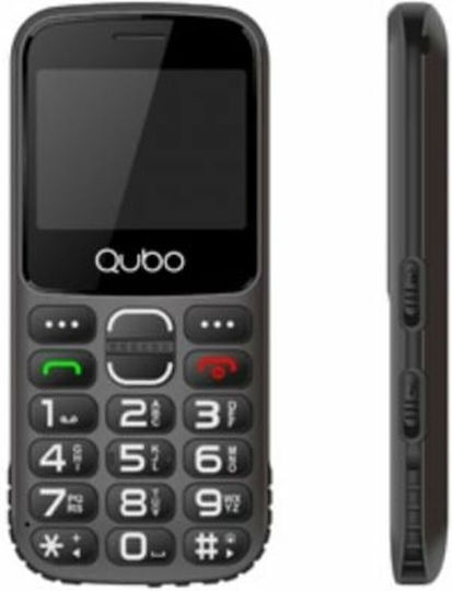 Qubo X-230BKC Dual SIM Mobile Mobile with Large Buttons Black