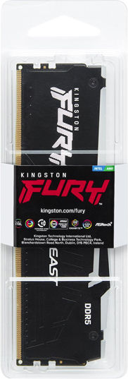Kingston Fury Beast RGB DDR5 with Module 1x32GB and Speed 5200 for Desktop KF552C40BBA-32 view 3
