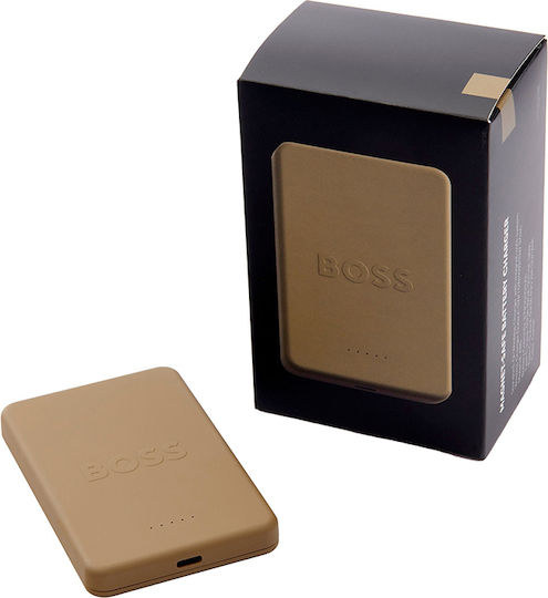 Boss Iconic MagSafe Power Bank 3000mAh with USB-C Port Power Delivery Camel view 5