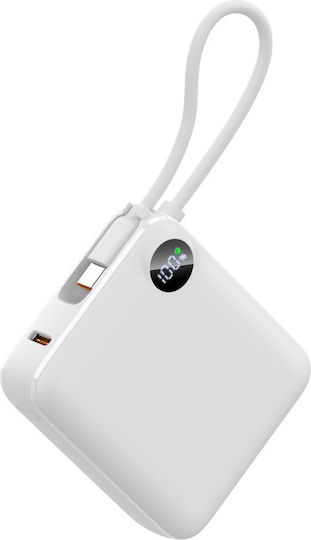 Voltres ChargeGO Power Bank 10000mAh 22.5W with USB-C Port White view 2