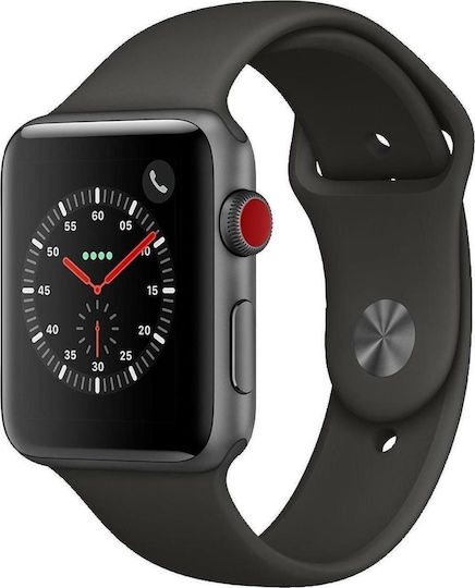 Apple Watch Series 3 Cellular Aluminium Aluminium 42mm with Heart Rate Monitor (Gold) view 3