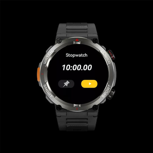 BlackView W50 Pro 56mm Waterproof Smartwatch with Heart Rate Monitor (Black) view 2