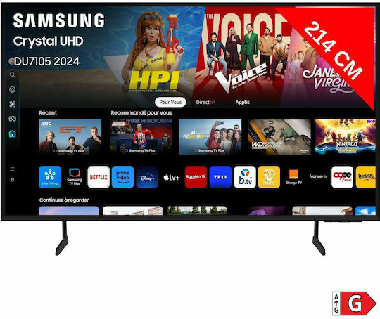 Samsung Smart Television 85" 4K UHD LED TU85DU7105K HDR (2024) view 2