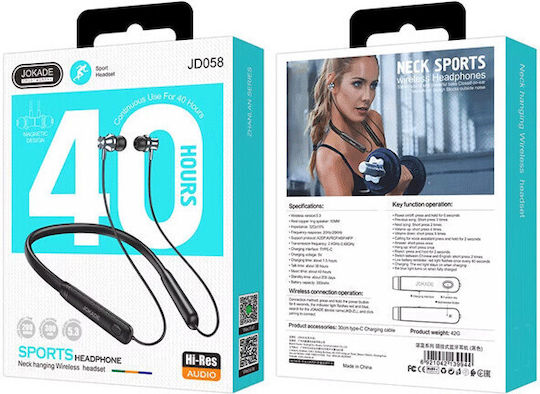Jokade JD058 In-ear Bluetooth Handsfree Earphones Black view 1