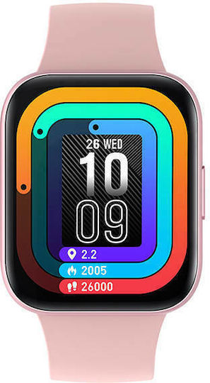 Colmi P8 SE Plus 43mm Smartwatch with Heart Rate Monitor (Pink) view 2