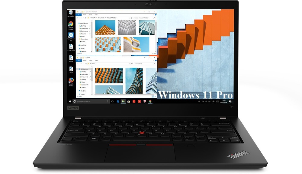 Lenovo ThinkPad T14 Gen 2 (AMD) 14" IPS FHD (Ryzen 5 Pro-5650U/16GB/256GB SSD/W11 Pro) Black (UK Keyboard) view 1