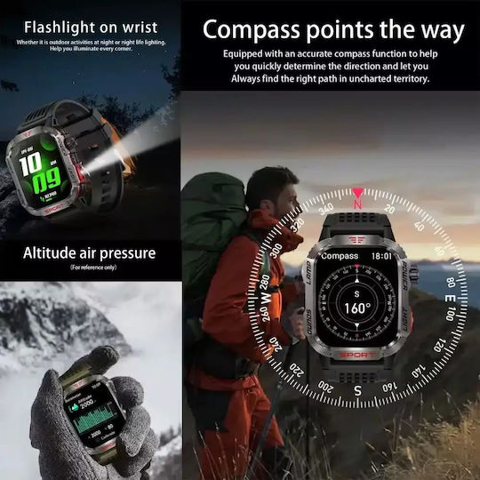 TKY-M5 Smartwatch with Heart Rate Monitor (Beige) view 2