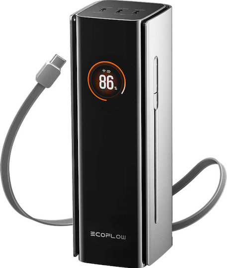 EcoFlow RAPID Pro Power Bank 27650mAh 300W with 3 USB-C Ports Black