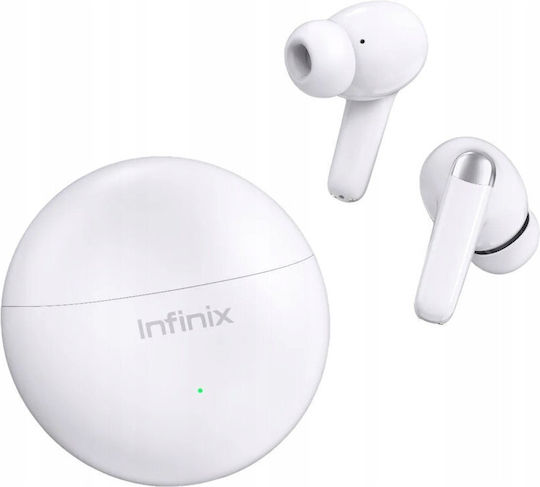 Infinix Buds Neo Bluetooth Handsfree Earphones with Charging Case White