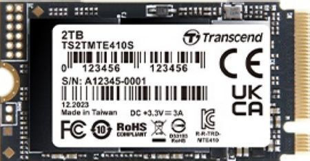 Transcend SSD 256GB M.2 Type With PCI Express 4.0 Connection TS256GMTE410S view 2
