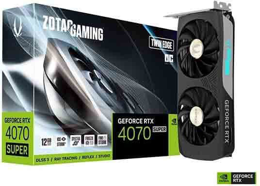 Zotac GeForce RTX 4070 Super 12GB GDDR6X Graphics Card view 4