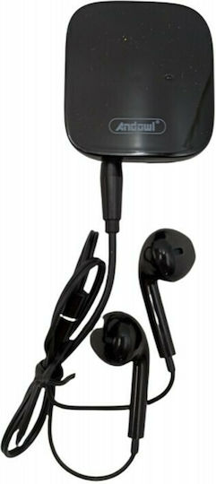 Andowl Q-ER60 In-ear Bluetooth Handsfree Earphones Black view 1