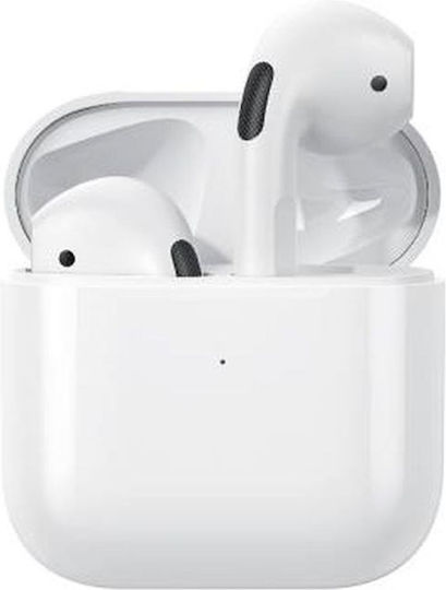 WK V4 In-ear Bluetooth Handsfree Earphones with Charging Case White view 1