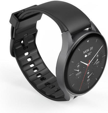 HAMA 8900 Waterproof Smartwatch with Heart Rate Monitor (Black) view 2