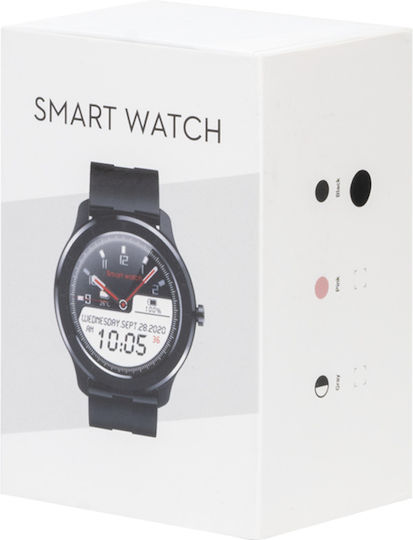 Bakeey T6 46mm Smartwatch with Heart Rate Monitor (Black) view 3