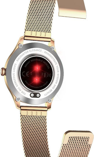 MaxCom FW42 40mm Smartwatch with Heart Rate Monitor (Gold) vue 6