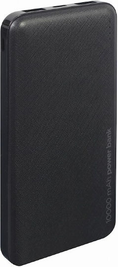 Gembird Power Bank 10000mAh with 2 USB-A Ports Black