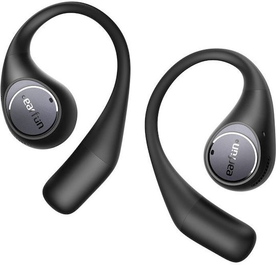 Earfun OpenJump Open Ear Bluetooth Handsfree Earphones with Sweat Resistance and Charging Case Black view 4