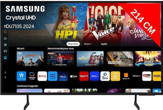 Samsung Smart Television 85" 4K UHD LED TU85DU7105K HDR (2024) view 1