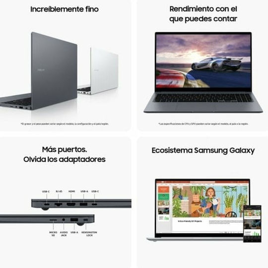 Samsung Galaxy Book4 15.6" FHD (Core 7-150U/16GB/512GB SSD/W11 Pro) (ES Keyboard) view 6