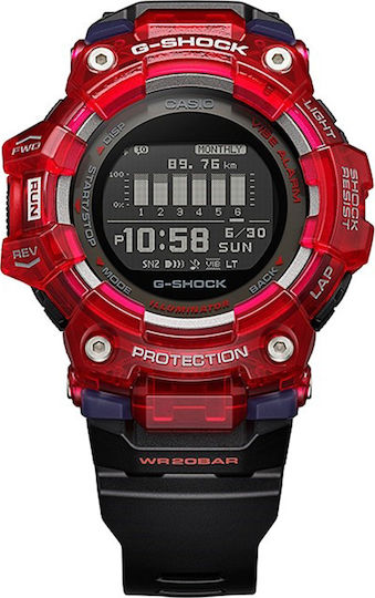 Casio GBD-100SM-4A1ER 49mm Smartwatch (Red) view 2