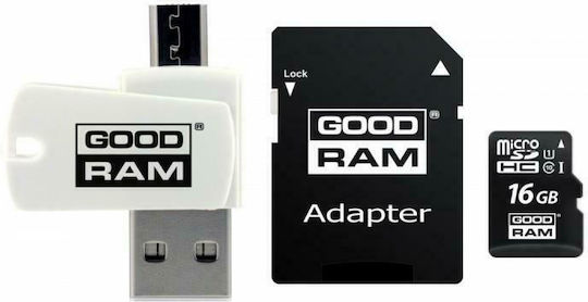 GoodRAM Μ1Α4 microSDHC 16GB Class 10 U1 UHS-I view 3