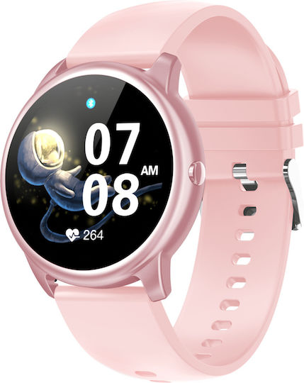 Slazenger SL.08.6420.5.01 45mm Smartwatch with Heart Rate Monitor (Pink) vista 2