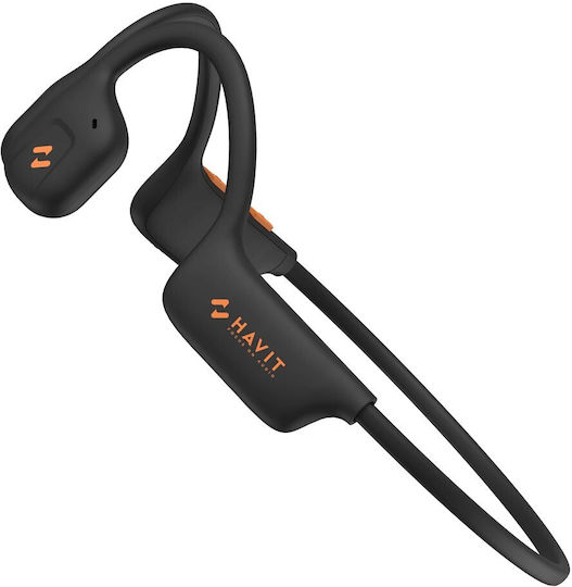 Havit Freego1 Air Bone Conduction Bluetooth Handsfree Earphones with Sweat Resistance Black vue 3