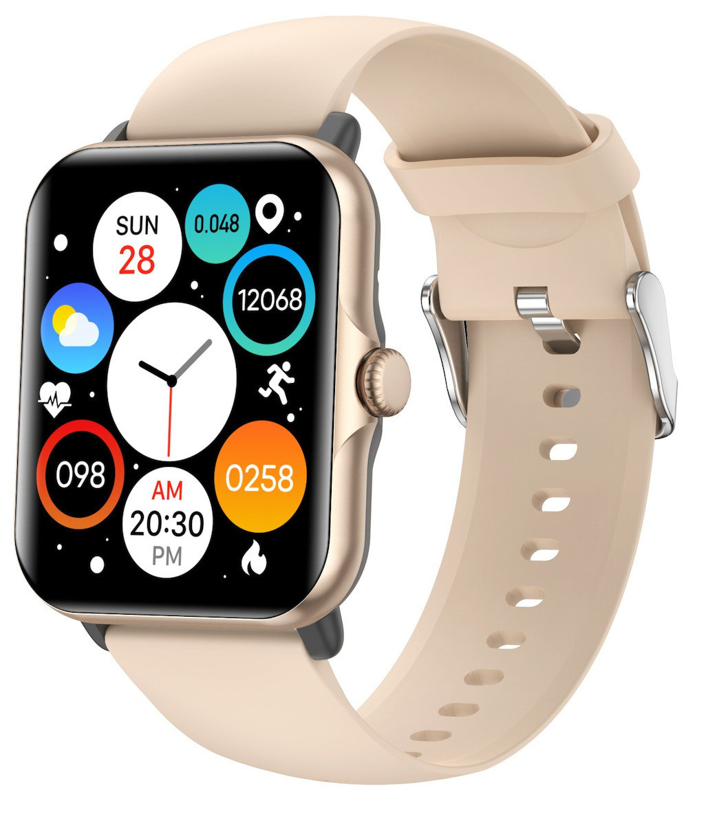 ISP LikeSmart Nexus Fit Aluminium Smartwatch with Heart Rate Monitor (Nexus Gold) view 1