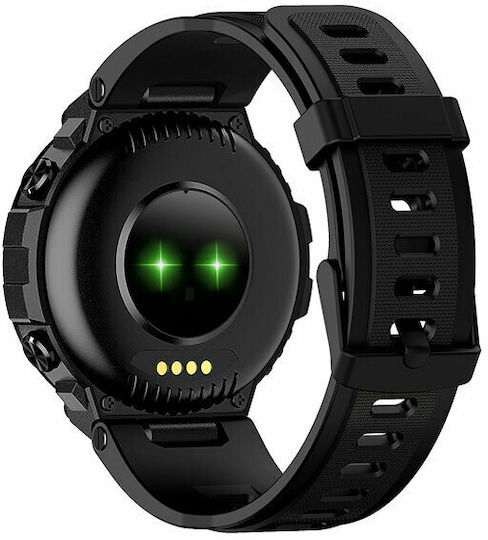 Egoboo SN92 Smartwatch with Heart Rate Monitor (Black) view 2