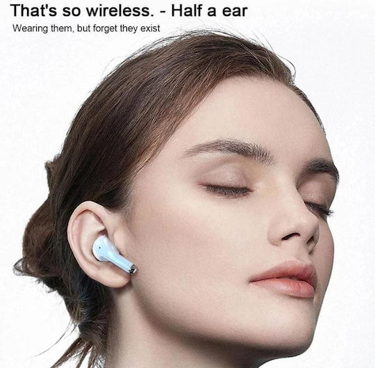 Lenovo LP40 Pro Earbud Bluetooth Handsfree Earphones with Sweat Resistance and Charging Case White vue 7