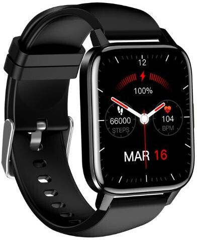 Devia Star Series BT01 Smartwatch with Heart Rate Monitor (Black) vista 4