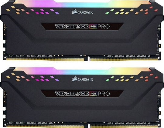 Corsair Vengeance RGB Pro DDR4 16GB RAM with 2x8GB Modules and Speed 3600 for Desktop CMW16GX4M2Z3600C18