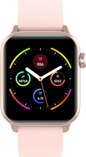 KW17 Smartwatch with Heart Rate Monitor (Pink) view 2
