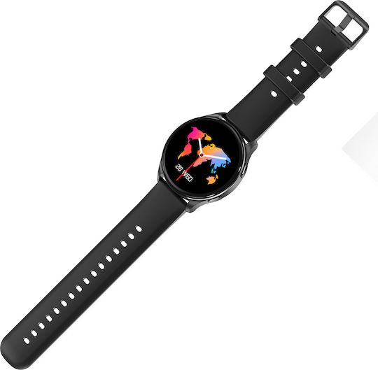 BlackView X20 45mm Smartwatch with Heart Rate Monitor (Black) view 3
